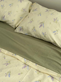 Сатиновий комплект постільної білизни Sage Lavender