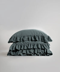 Stonewashed ранфорс, полуторний комплект, Natural Grey