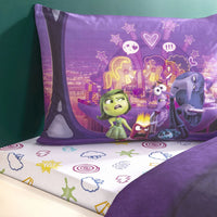 Бавовняна постільна білизна Inside Out 2, полуторна