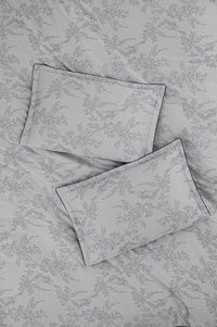 Сатиновий євро-комплект Merida Grey 200×220 см