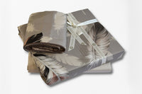 Сатинова постільна білизна євро 200×220 см Perlan Wind