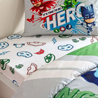 Бавовняна постільна білизна PJ Masks, полуторна 160×220 см