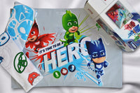 Бавовняна постільна білизна PJ Masks, полуторна 160×220 см
