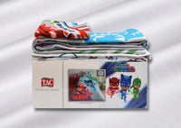 Бавовняна постільна білизна PJ Masks, полуторна 160×220 см