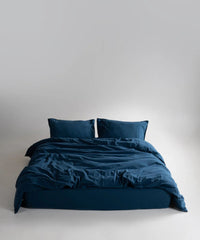 Stonewashed ранфорс, євро, Dress Blue