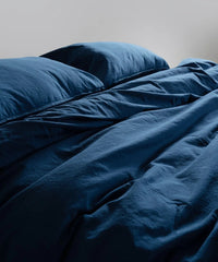 Stonewashed ранфорс, євро, Dress Blue
