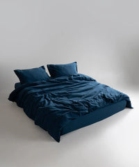 Stonewashed ранфорс, євро, Dress Blue