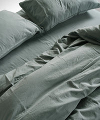 Stonewashed ранфорс, сімейний, Natural Green