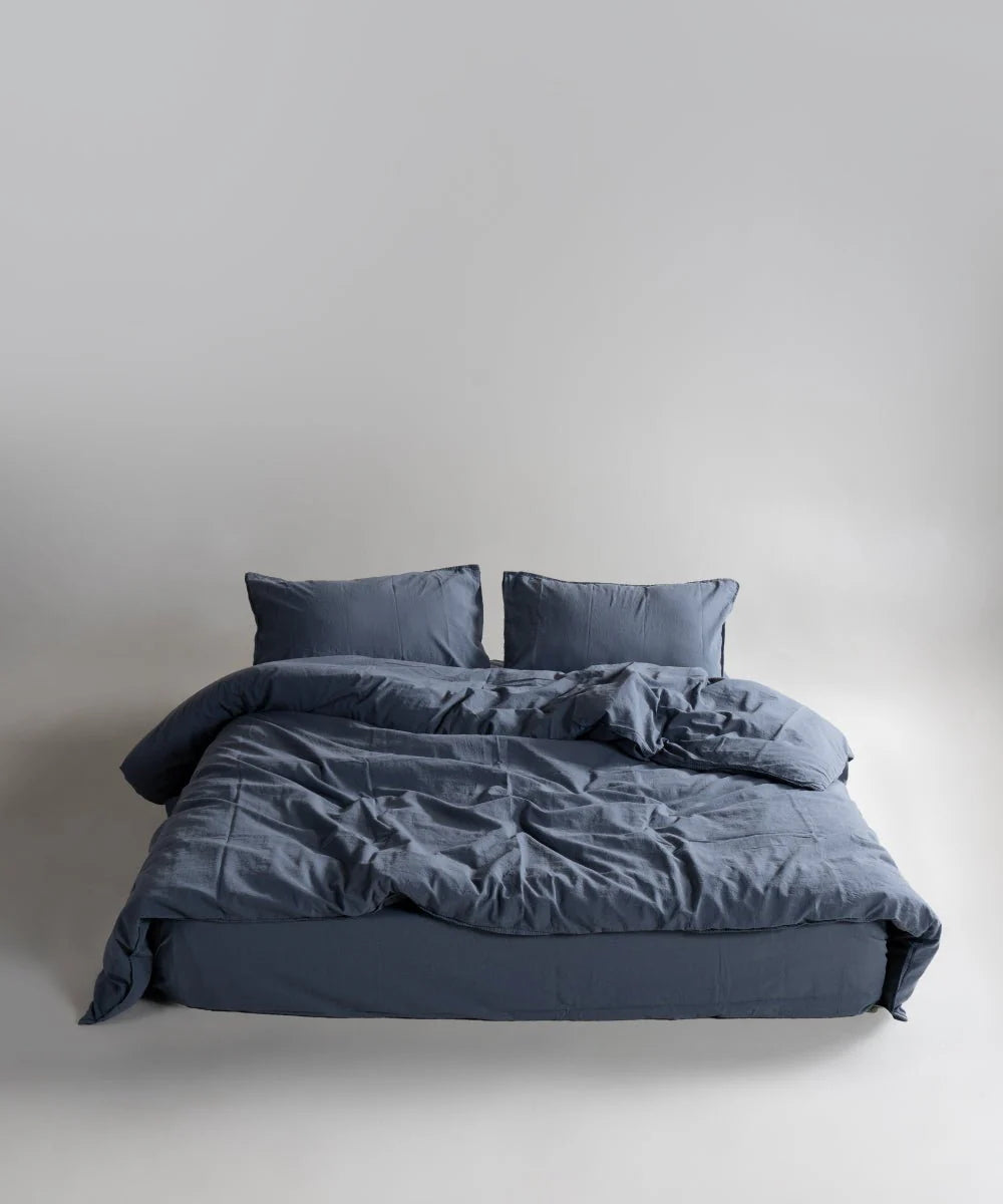 Ранфорс stonewashed євро, Natural Grey