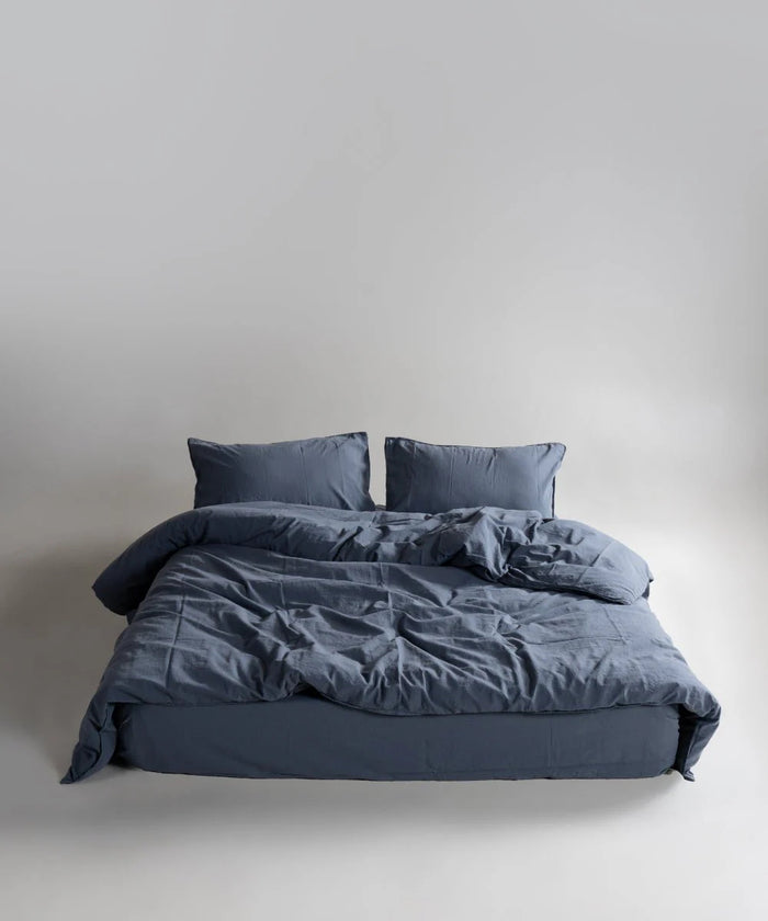 Ранфорс stonewashed євро, Natural Grey
