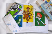 Бавовняна постільна білизна Toy Story, полуторна