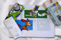 Бавовняна постільна білизна Toy Story, полуторна