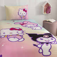 Бавовняна постільна білизна з Hello Kitty, полуторна