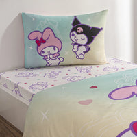 Бавовняна постільна білизна з Hello Kitty, полуторна