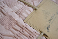 Євро комплект із вареної бавовни з жакардом, Pale Mauve