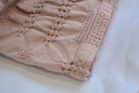 Євро комплект із вареної бавовни з жакардом, Pale Mauve