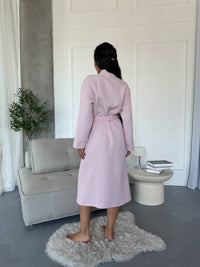 Вафельний халат Light pink