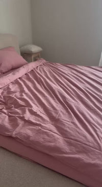 Stonewashed постільна білизна євро, Rose