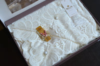 Велюрова скатертина бежева 160×350 см