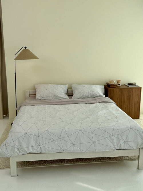 Міський лофт: геометричний сірий набір