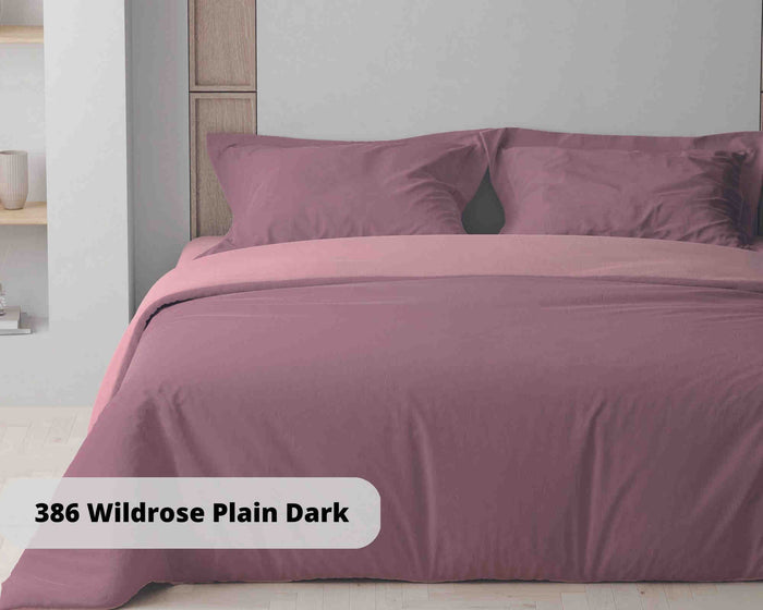 Комплект постільної білизни — 386 Wildrose Plain Dark, ранфорс