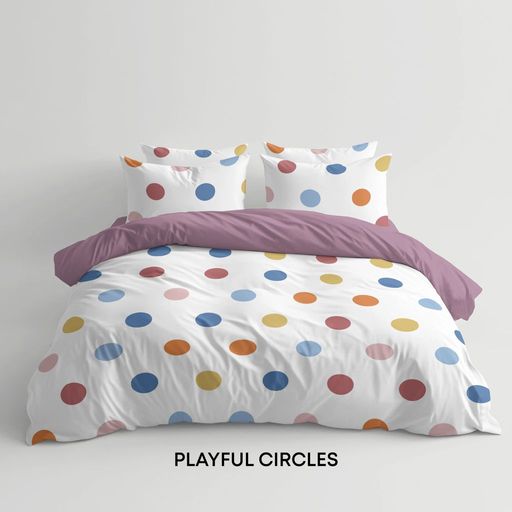 Комплект постільної білизни «Happy Sleep» — Playful Circles, ранфорс