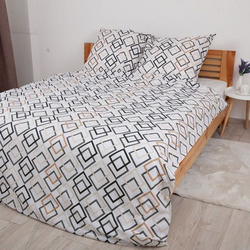 Комплект постільної білизни «Happy Sleep Duo» — Clash-A, ранфорс