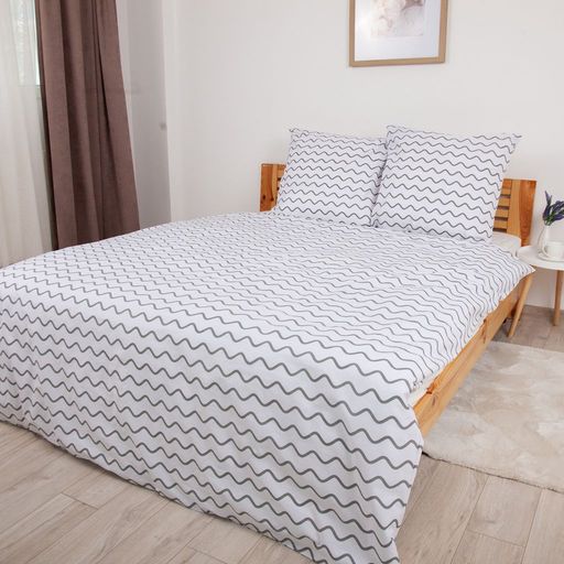 Комплект постільної білизни «Happy Sleep Duo» — Pearl Dream - GREY, ранфорс