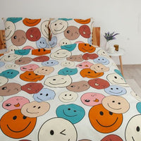Комплект постільної білизни «Happy Sleep Duo» — Emojical, ранфорс