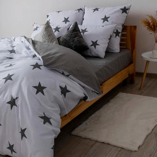 Комплект постільної білизни «Soft dreams» — Morning Star Grey, ранфорс
