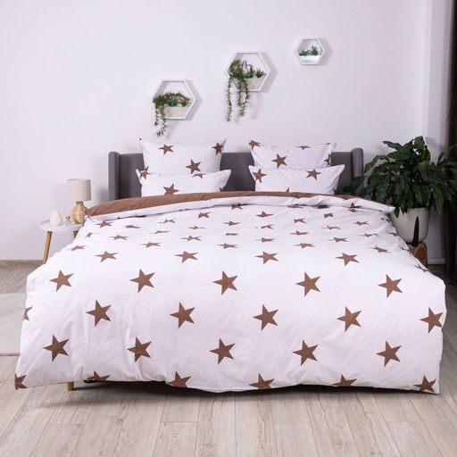 Комплект постільної білизни «Soft dreams» — Morning Star Cappuccino, ранфорс