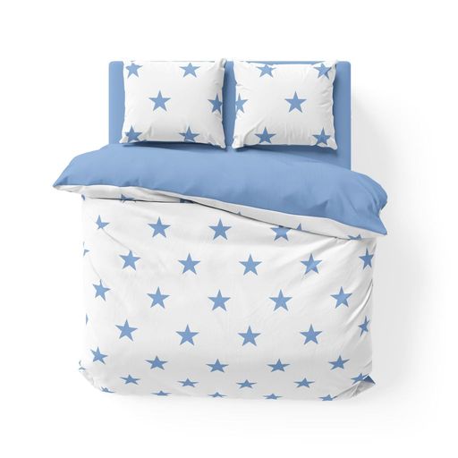 Комплект постільної білизни «Soft dreams» — Morning Star Blue, ранфорс