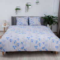 Комплект постільної білизни «Soft dreams» — Blue Flowers, ранфорс