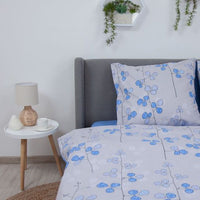 Комплект постільної білизни «Soft dreams» — Blue Flowers, ранфорс