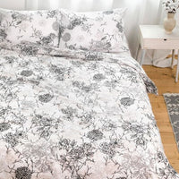 Комплект постільної білизни «Happy Sleep» — 701 EDEN Грей піон, ранфорс