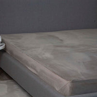 Простирадло «VELOUR» з резинкою — Пісочний, мікрофібра