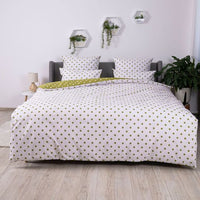 Комплект постільної білизни «Happy Sleep» — Olive Dots, ранфорс