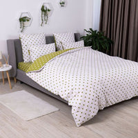 Комплект постільної білизни «Happy Sleep» — Olive Dots, ранфорс