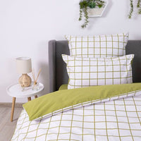 Комплект постільної білизни «Happy Sleep» — Olive Check, ранфорс
