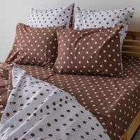 Комплект постільної білизни «Happy Sleep» — Cappuccino Dots, ранфорс