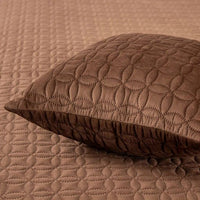 Покривало «VELOUR» — Коричневий/Мозаїка, мікрофібра