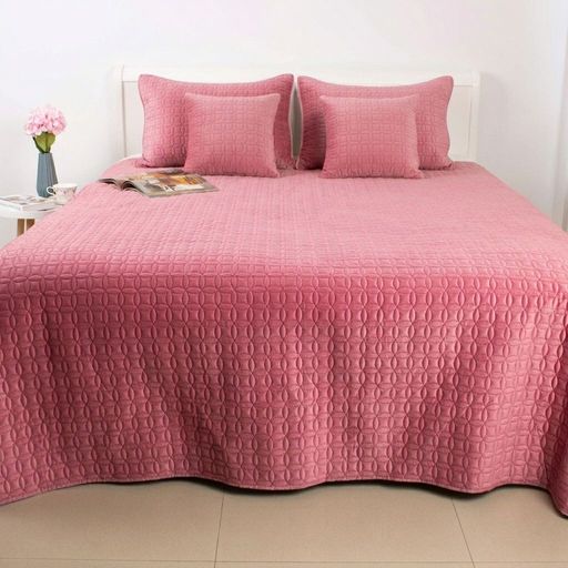 Покривало «VELOUR» — Mesa rose/Мозаїка, мікрофібра