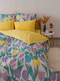 Комплект постільної білизни — BRIGHT TULIPS, ранфорс