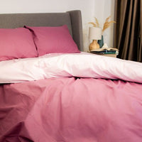 Комплект постільної білизни «Happy Sleep» — Pink Fog, ранфорс