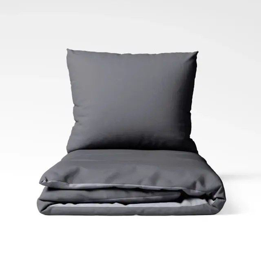 Комплект постільної білизни «Happy Sleep» — Dark Gray, 50x70 комбі/однотон, ранфорс
