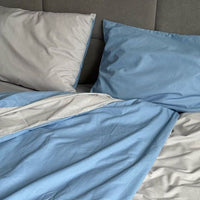 Комплект постільної білизни «Happy Sleep» — Slate Wave, ранфорс