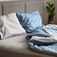 Комплект постільної білизни «Happy Sleep» — Slate Wave, ранфорс